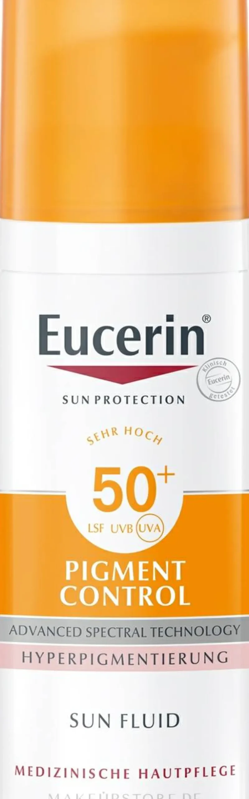 Sonnenschutzfluid für das Gesicht gegen Pigmentflecken SPF 50+
