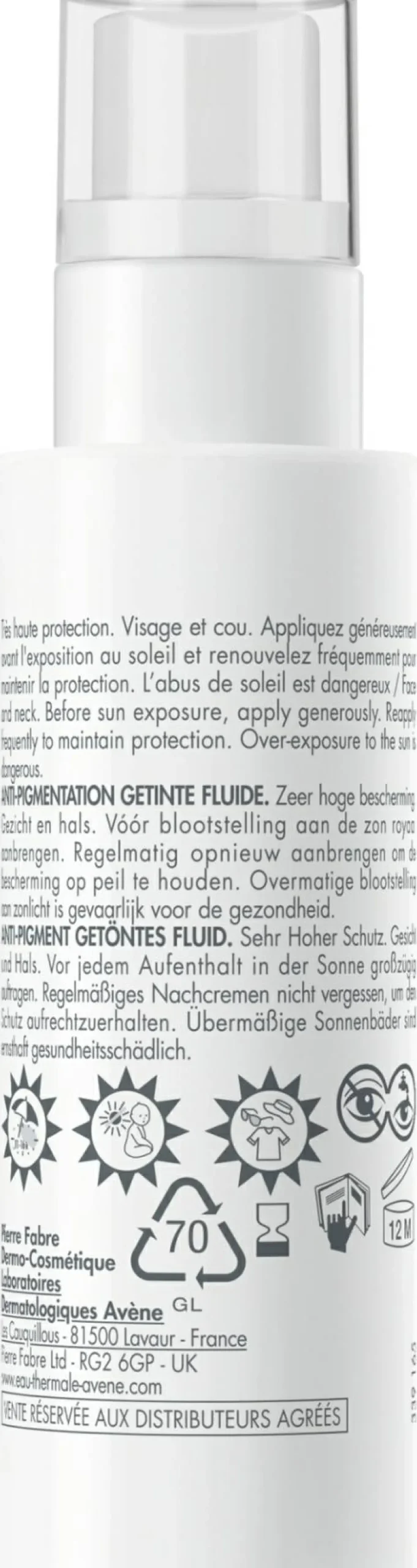 Sonnenschutzfluid gegen Pigmentflecken