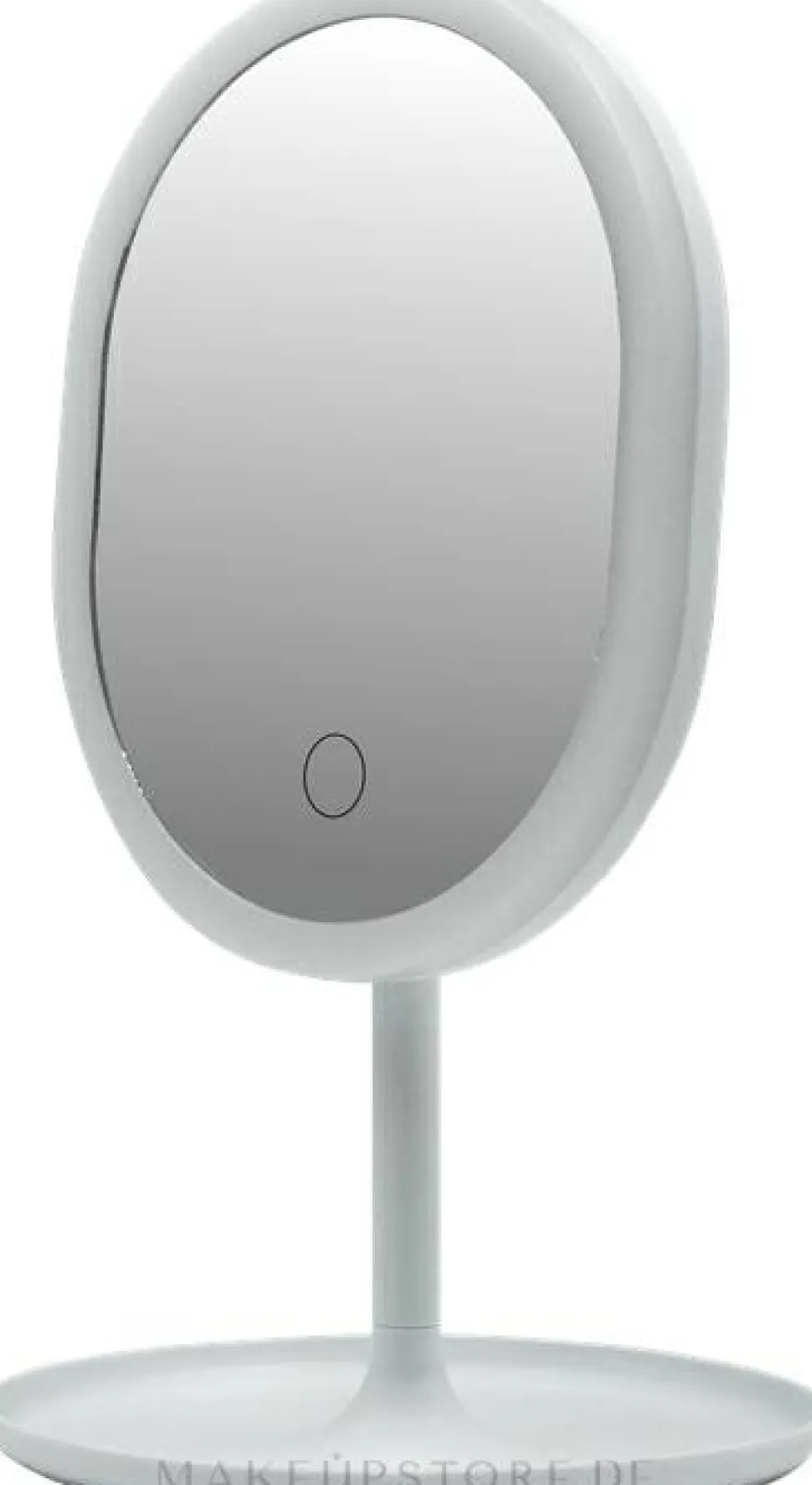 Spiegel mit LED-Lampe 498579 weiß