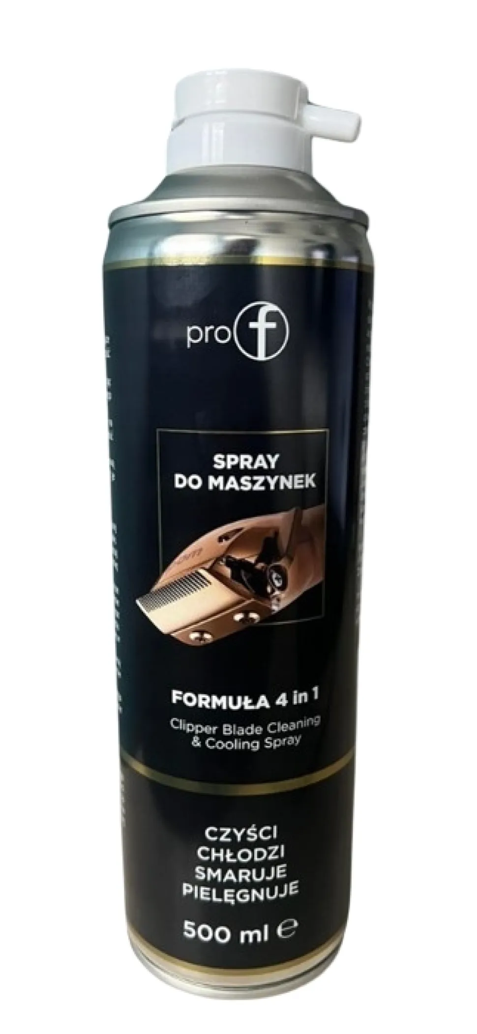 Spray zur Reinigung und Pflege der Haarschneidemaschine