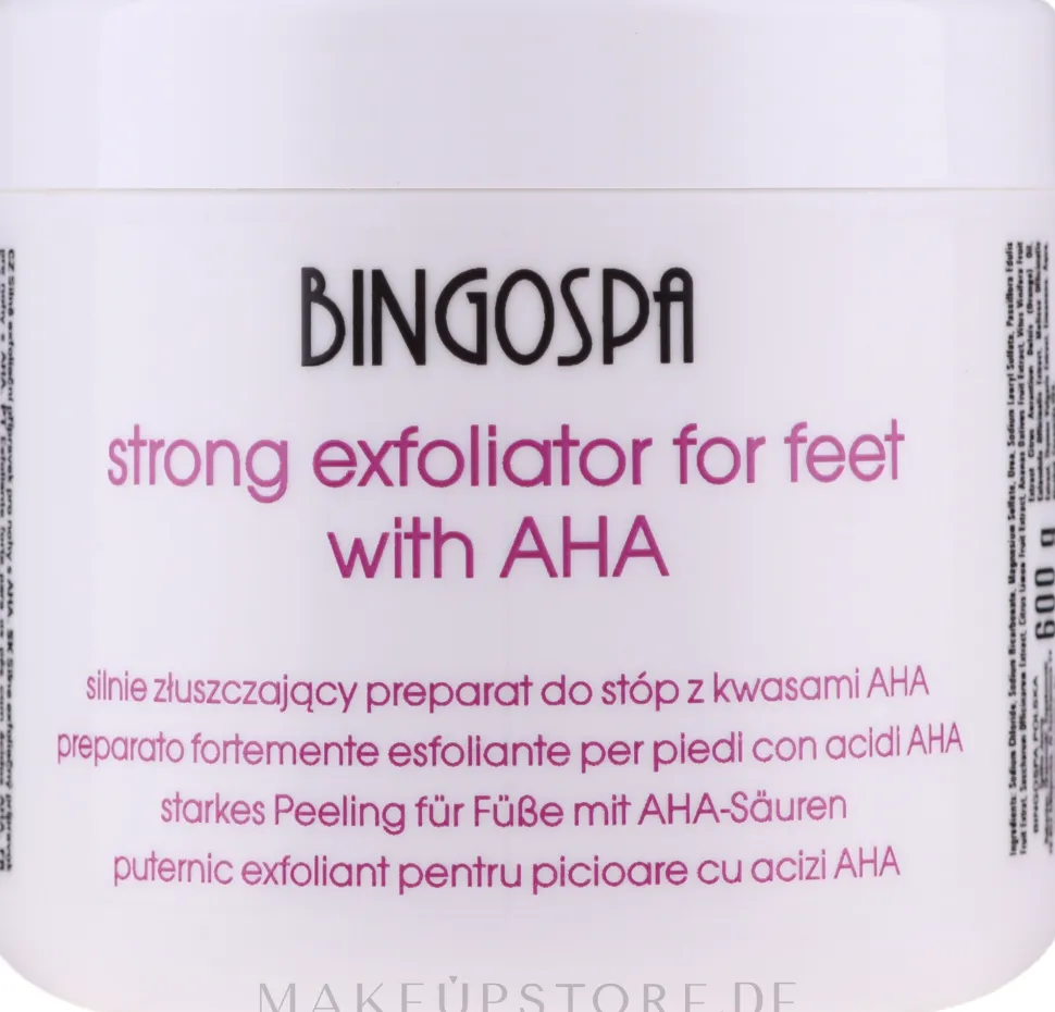 Starkes Peeling für Füße mit AHA-Säuren