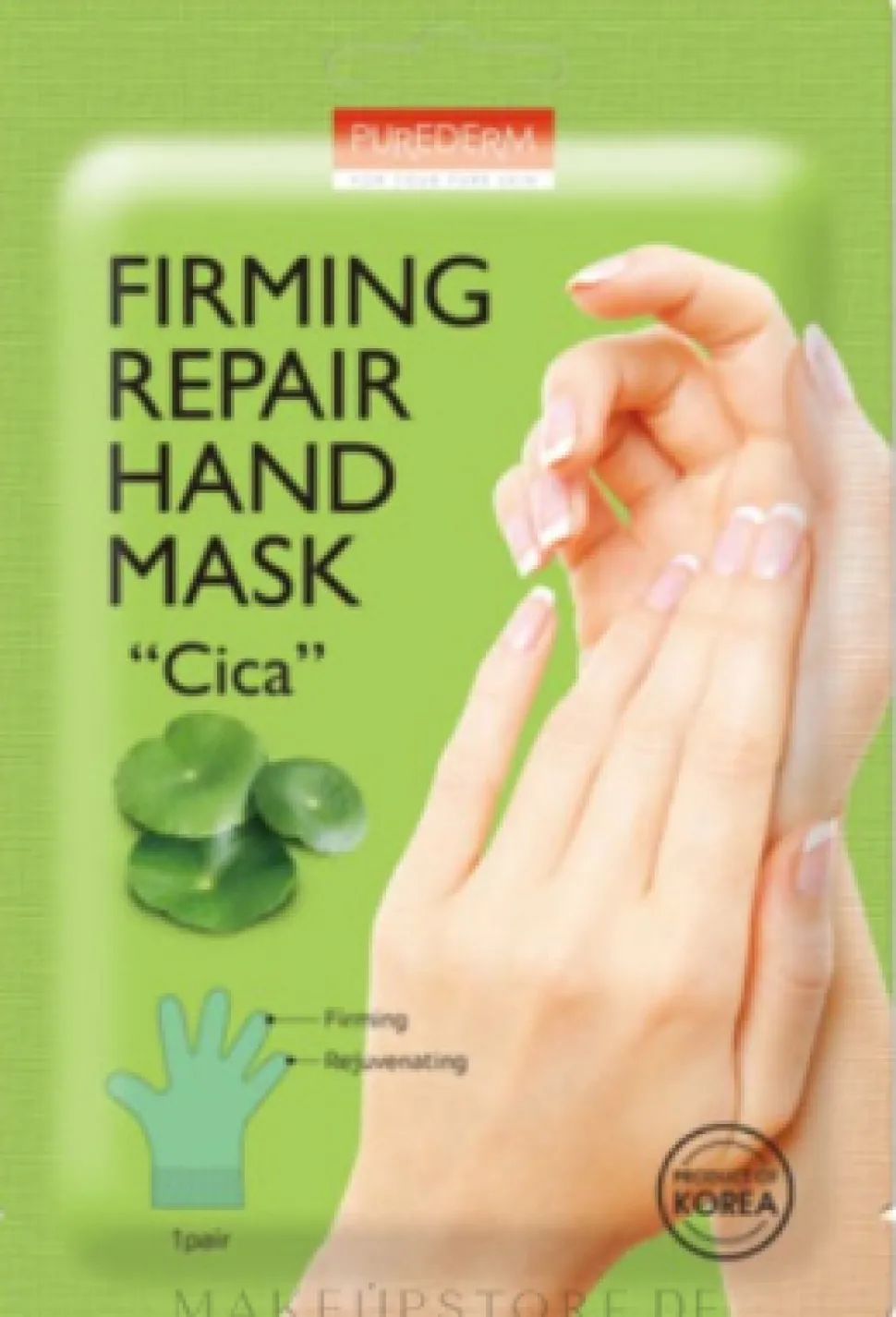 Straffende und regenerierende Handmaske
