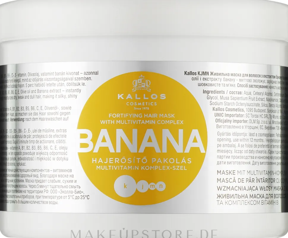 Stärkende Haarmaske mit Multivitamin-Komplex