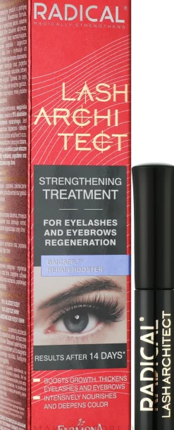Stärkende Wimpern- und Augenbrauenbehandlung