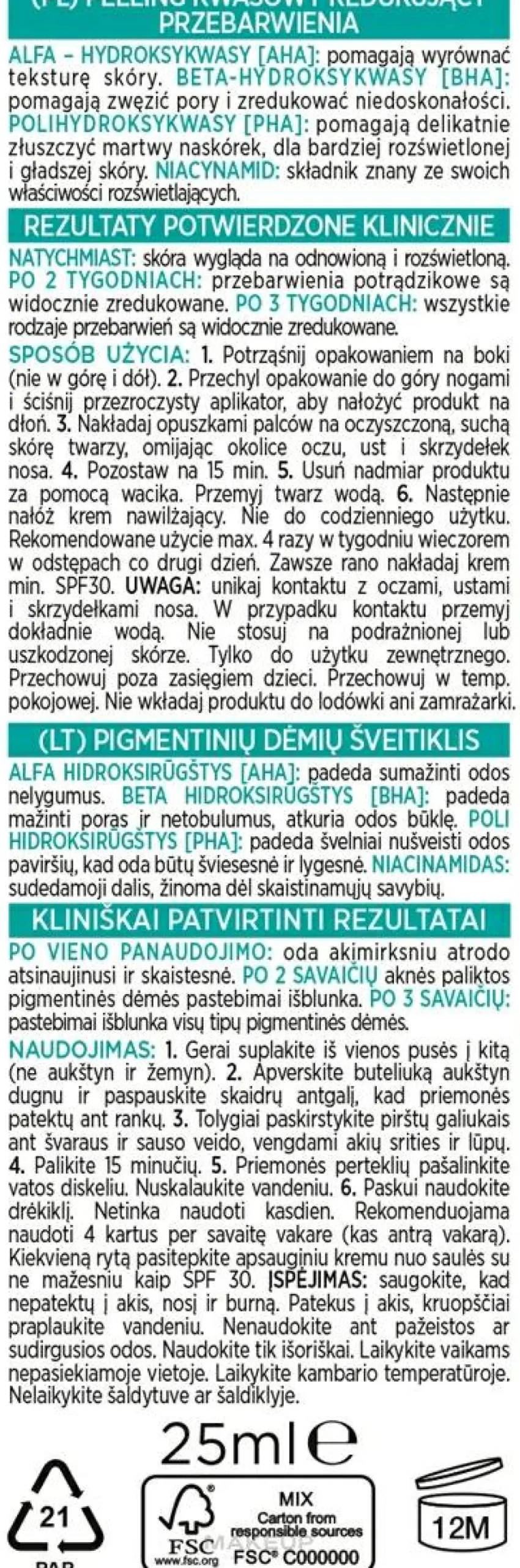 Säurepeeling für das Gesicht