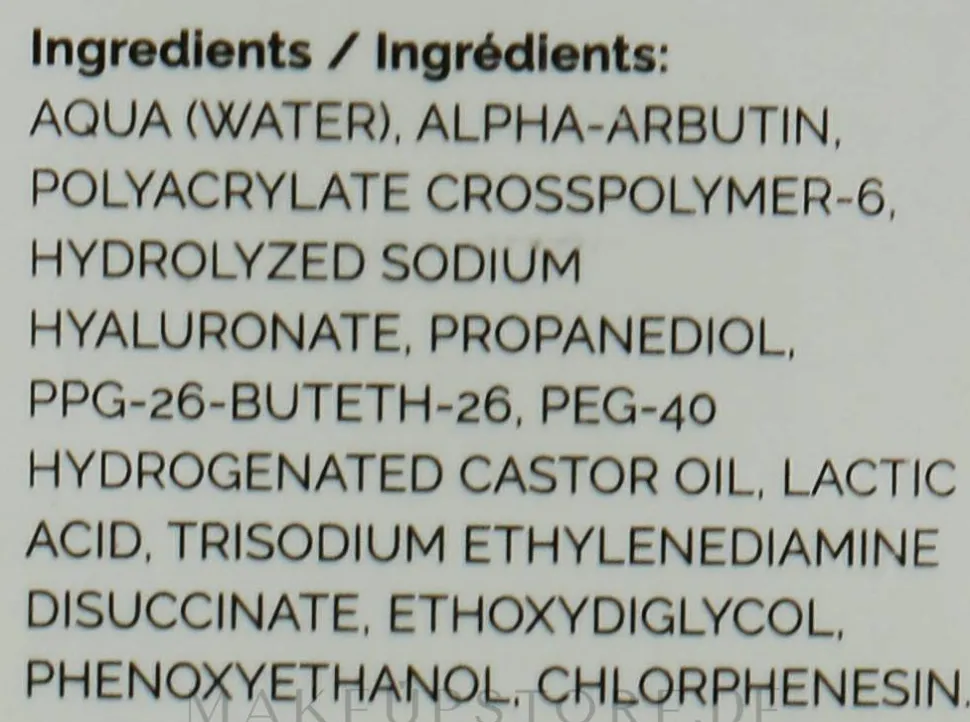 The Ordinary Alpha Arbutine 2% HA Serum Hydratant
