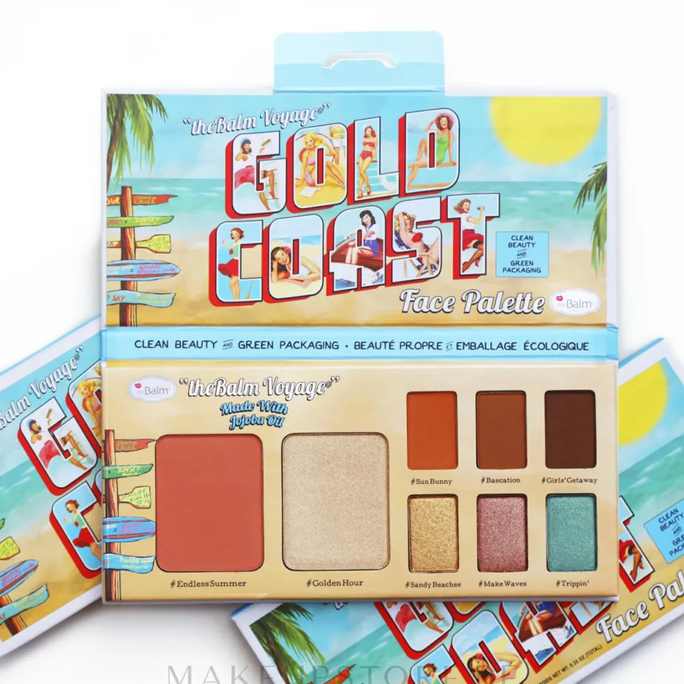 theBalm Voyage Gold Coast Face Palette