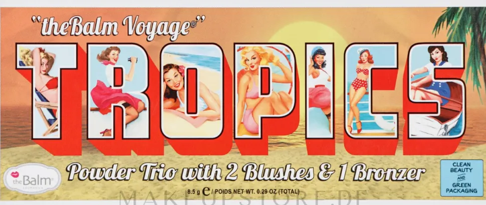 theBalm Voyage Tropics Powder Trio