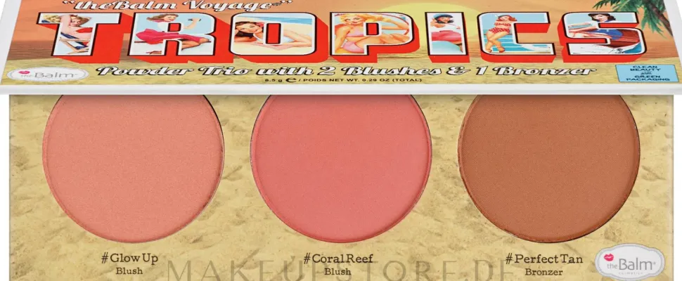theBalm Voyage Tropics Powder Trio