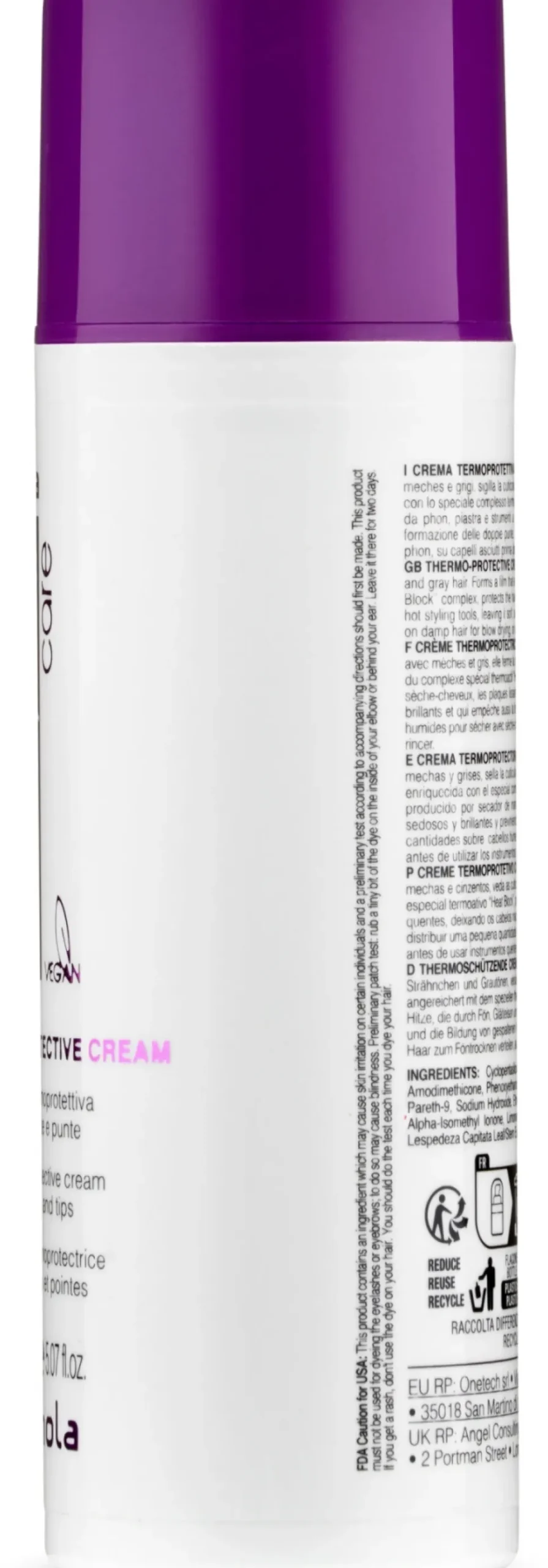 Thermoschützende Haarcreme