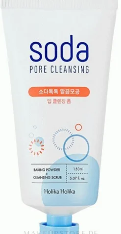Tiefenreinigender Gesichtsschaum mit Peeling-Effekt gegen Mitesser und Akne