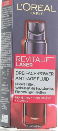 Tiefenwirksames regenerierendes Anti-Aging-Fluid mit Hyaluronsäure und Pro-Retinol