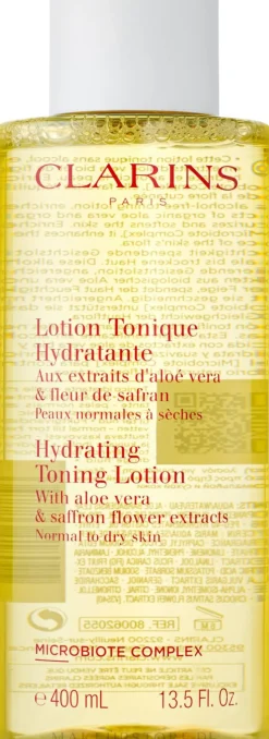 Tonisierende und feuchtigkeitsspendende Gesichtslotion mit Aloe Vera- und Safranblütenextrakt