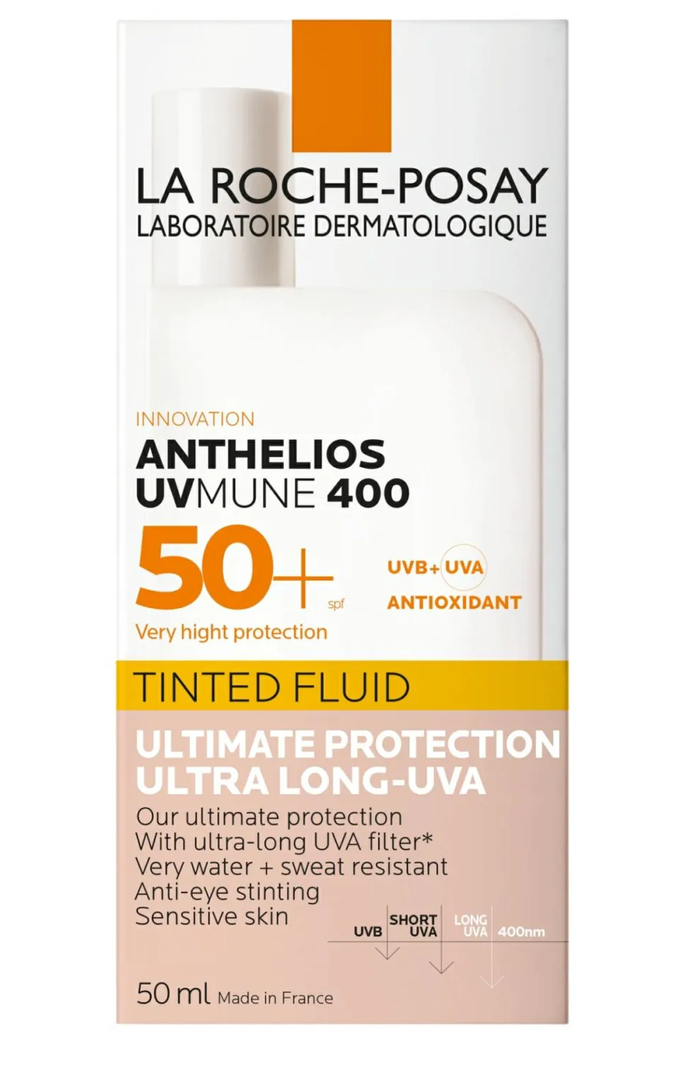 Tonisierendes Sonnenschutzfluid SPF 50+