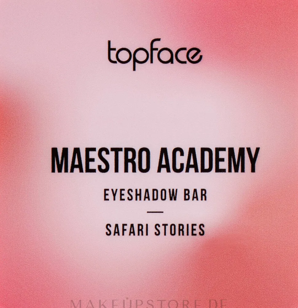 Topface Maestro Academy Eyeshadow Bar
