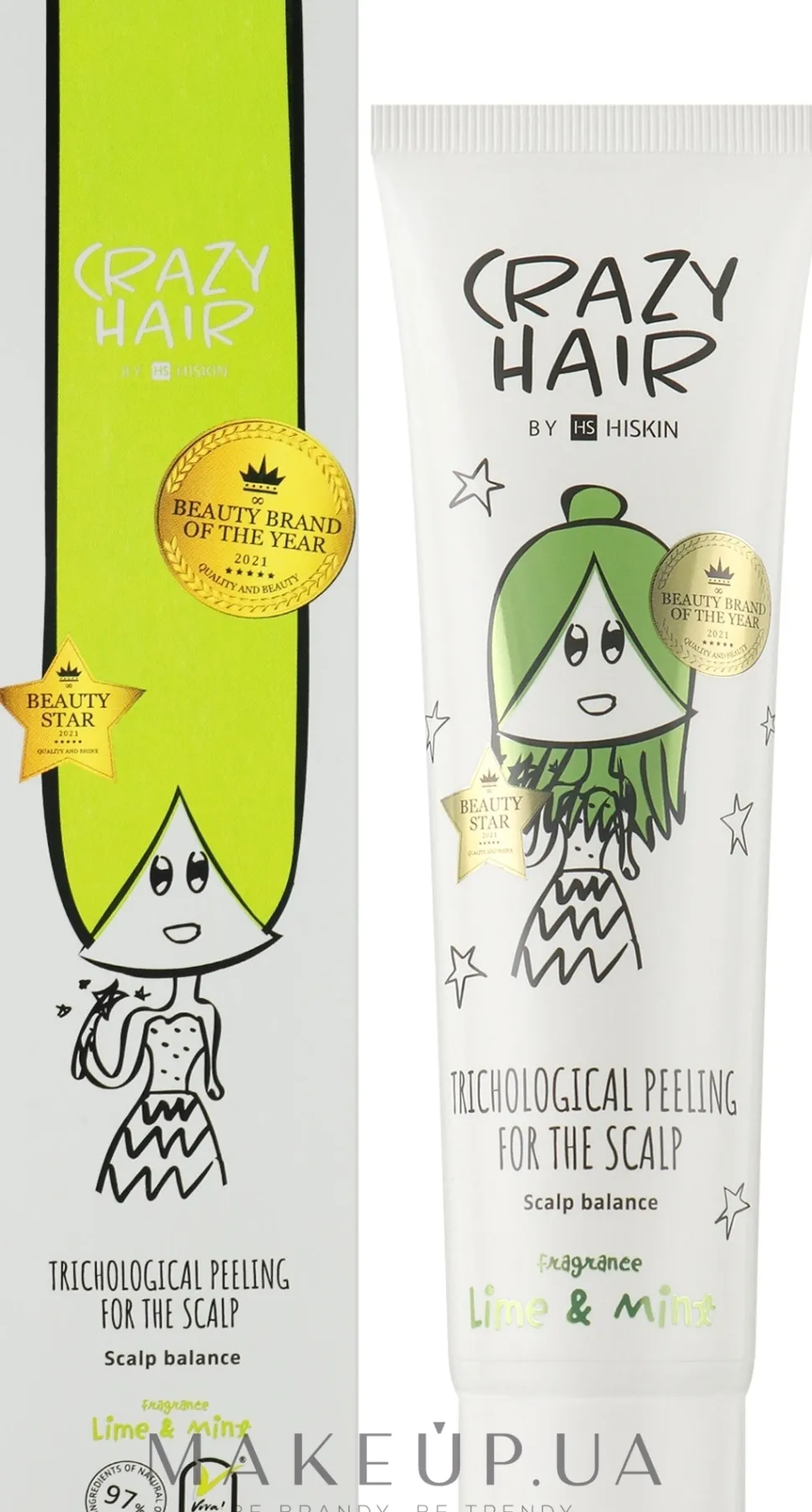 Trichologisches Kopfhautpeeling Limette und Minze
