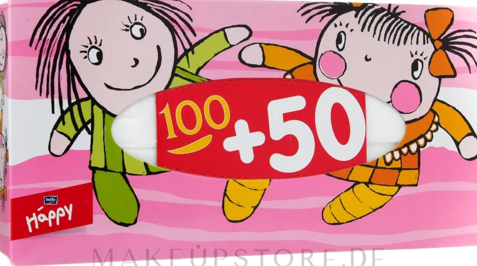 Trockene Kosmetiktücher