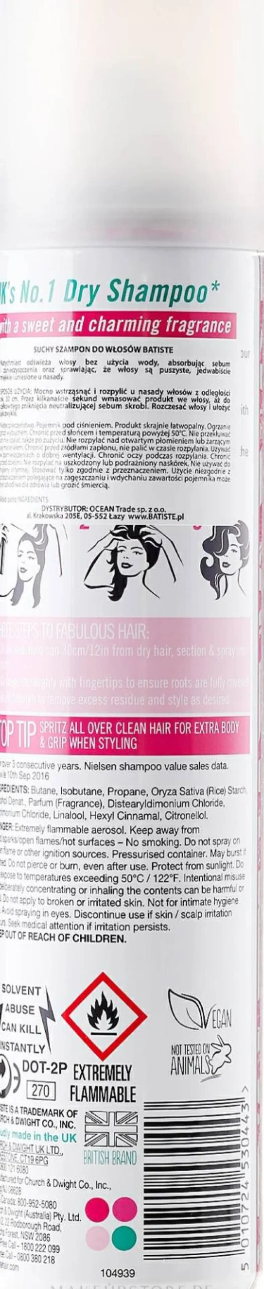 Trockenes Shampoo