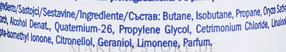 Trockenes Shampoo