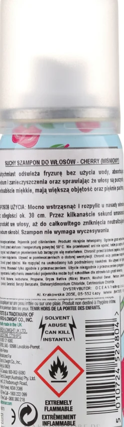 Trockenes Shampoo