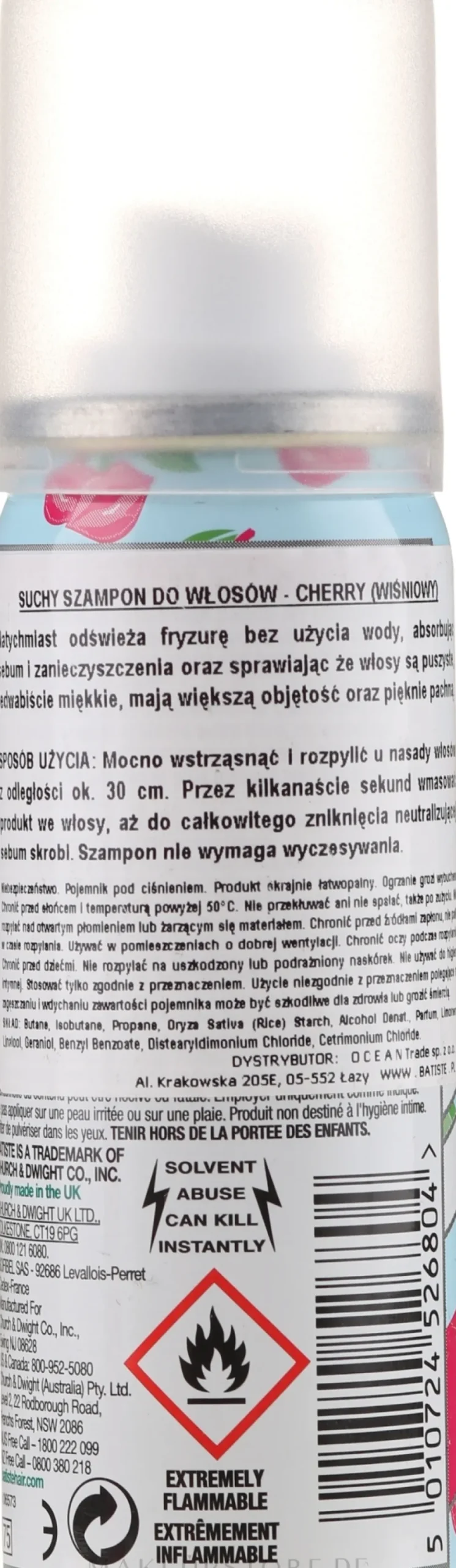 Trockenes Shampoo