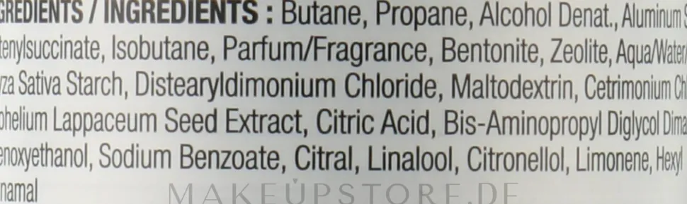 Trockenshampoo