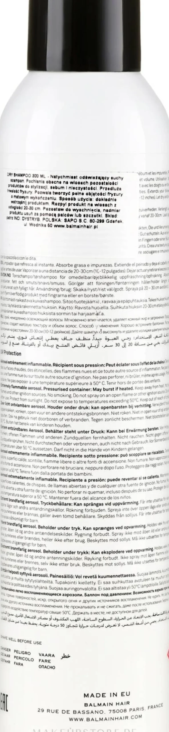 Trockenshampoo mit Arganöl und Seidenprotein
