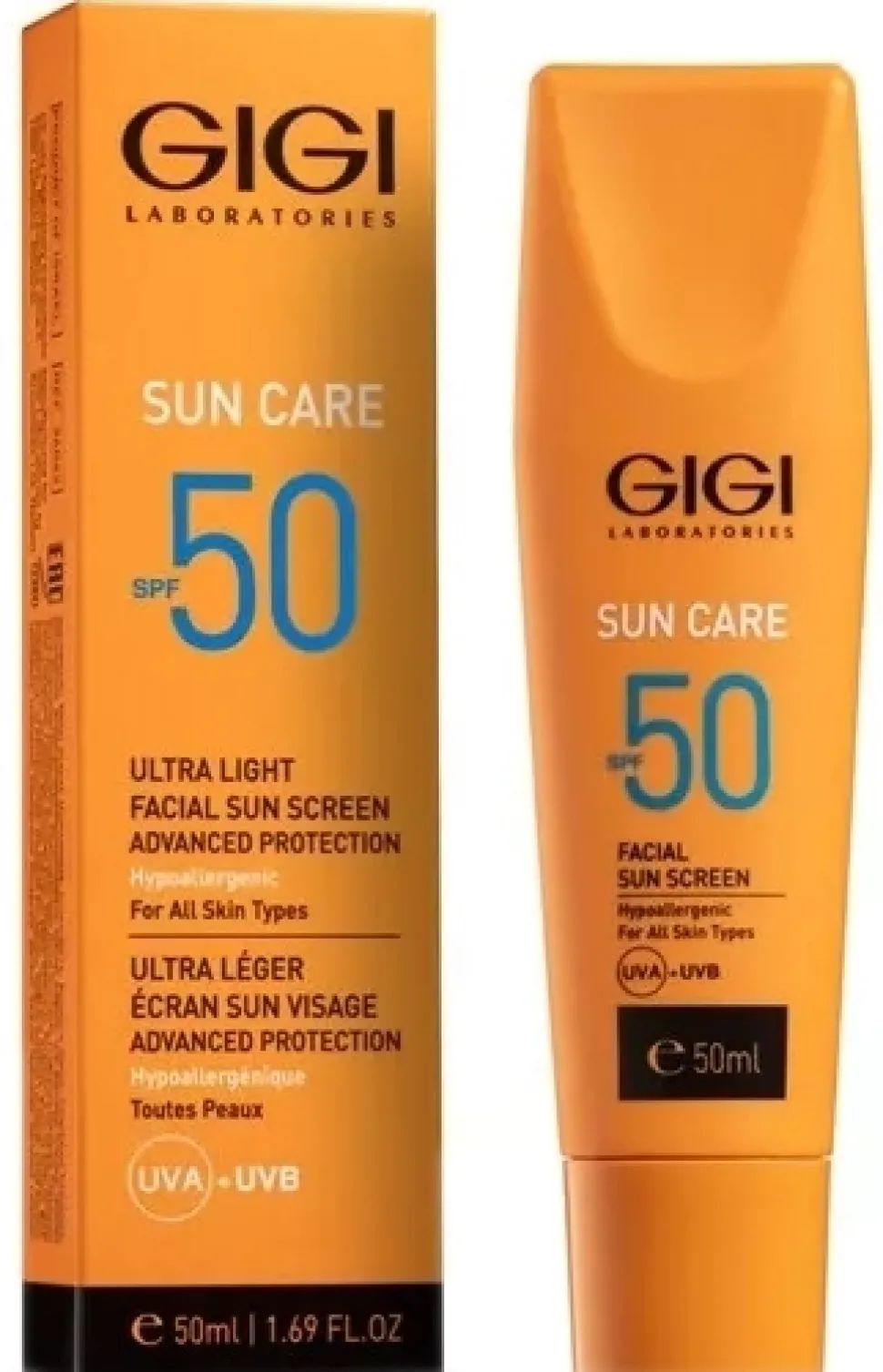 Ultra leichte hypoallegene feuchtigkeitsspendende Sonnenschutzemulsion für das Gesicht SPF50