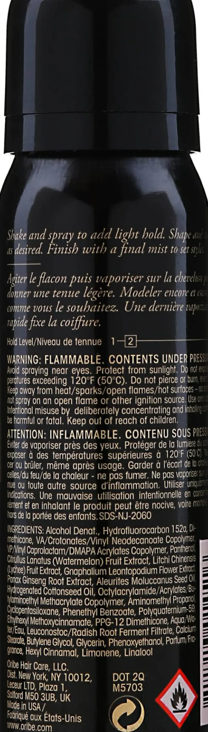 Ultra trockenes Haarspray Flexibler Halt