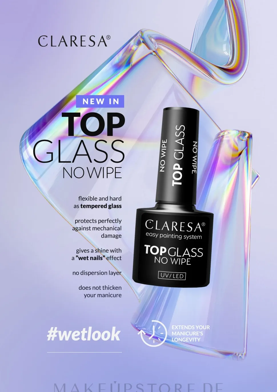 Universeller transparenter Nagelüberlack