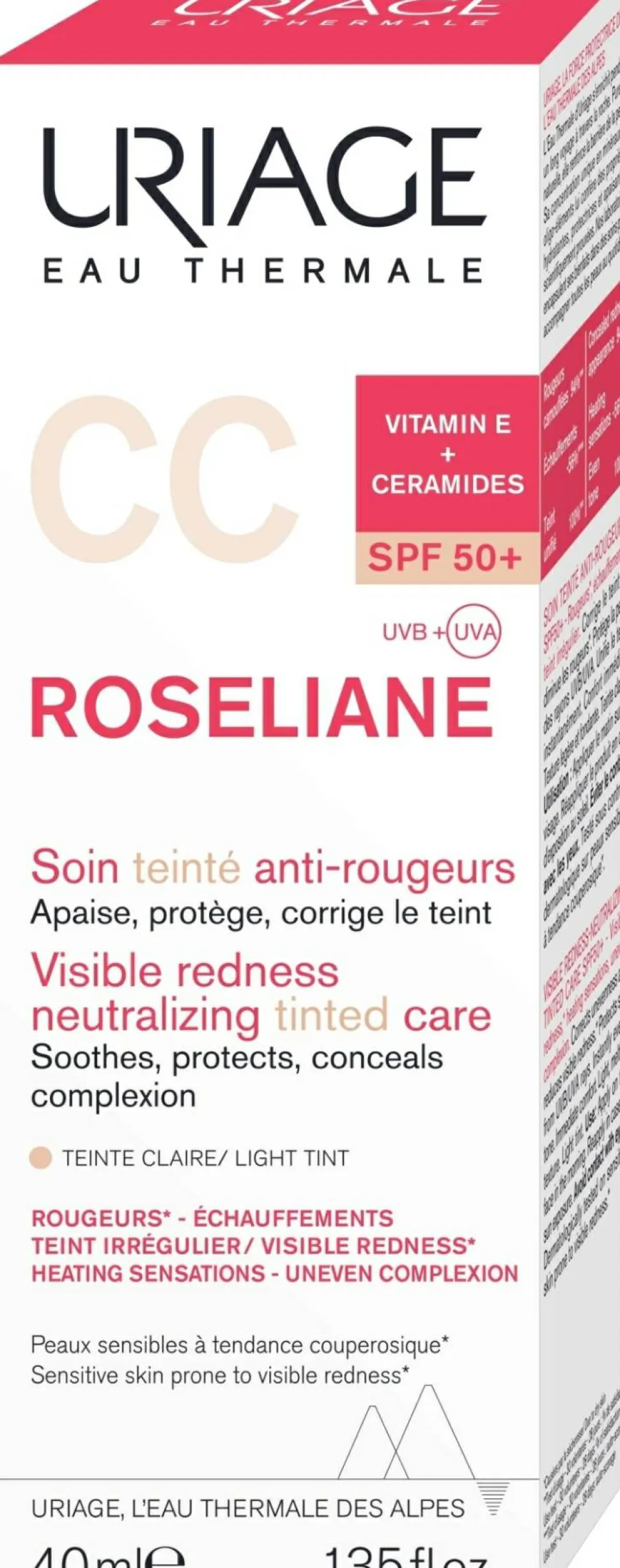 Uriage Roseliane CC Cream Moisturizing Cream SPF50+