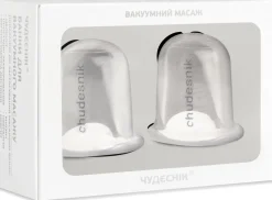 Vakuum-Massagebecher für Bauch und Körper Anticellulite-Massage, magische Körperkonturen, transparent