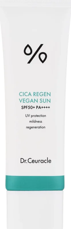 Vegane Sonnenschutz-Gesichtscreme mit Centella