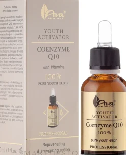 Verjüngendes und belebendes Gesichtselixier mit Coenzym Q10 und Vitaminen