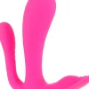 Vibrator mit Analstimulator rosa