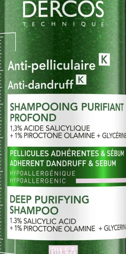 Vichy Dercos Micro Peel Anti-Dandruff Scrub Shampoo