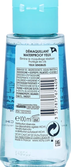Vichy Purete Thermale Waterproof Eye Make-Up Remover