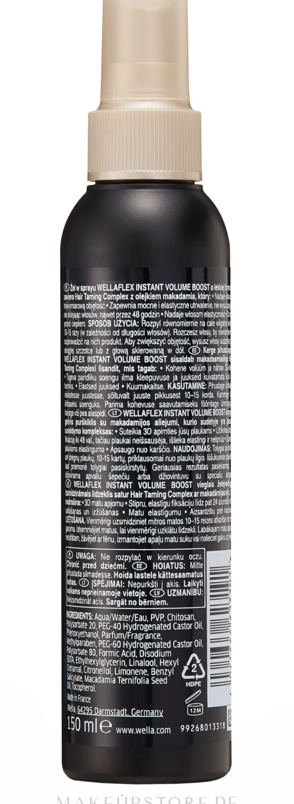 Volumengebendes Gel-Spray