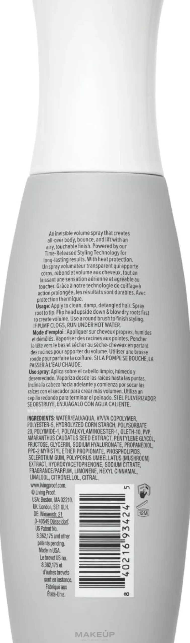 Volumengebendes Spray für den Haaransatz
