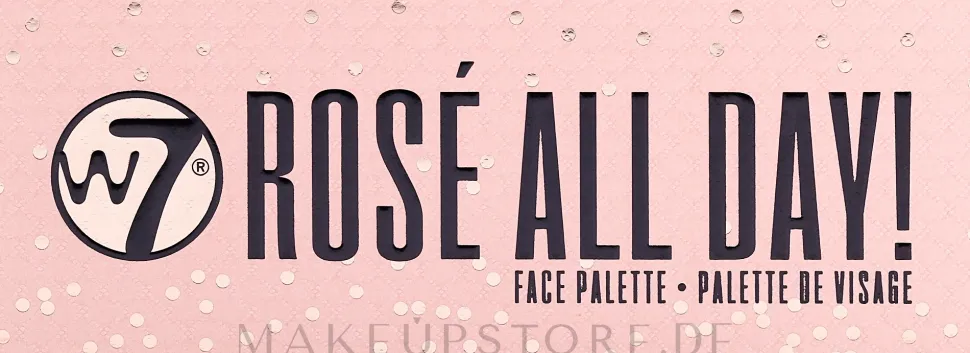 W7 Face & Eye Palette Rose All Day