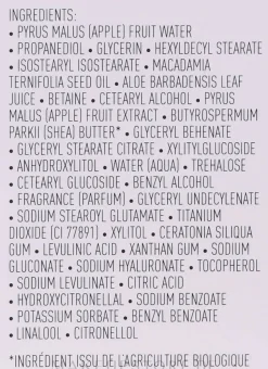 Weichmachende und feuchtigkeitsspendende Gesichtsmaske mit Apfelextrakt