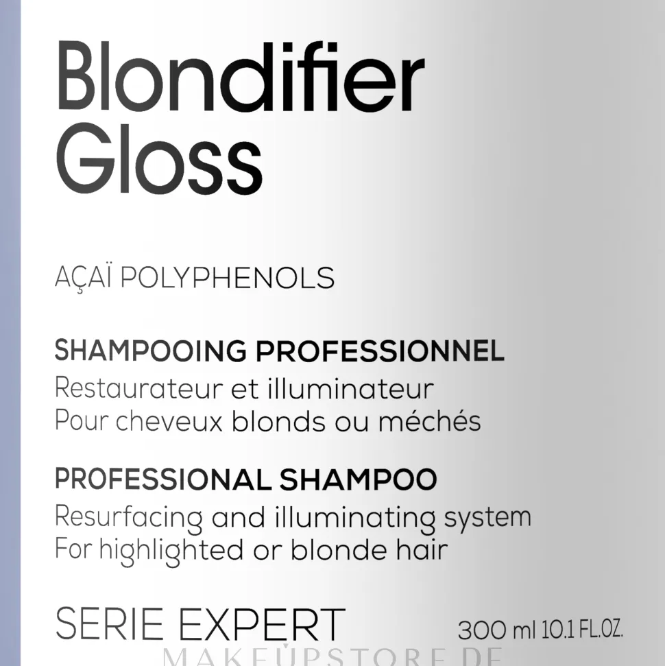Wiederaufbauendes Gloss Shampoo für blondiertes Haar