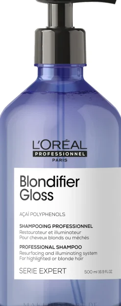 Wiederaufbauendes Gloss Shampoo für blondiertes Haar