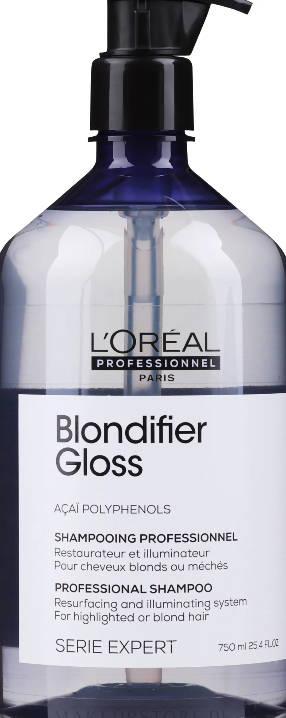 Wiederaufbauendes Gloss Shampoo für blondiertes Haar