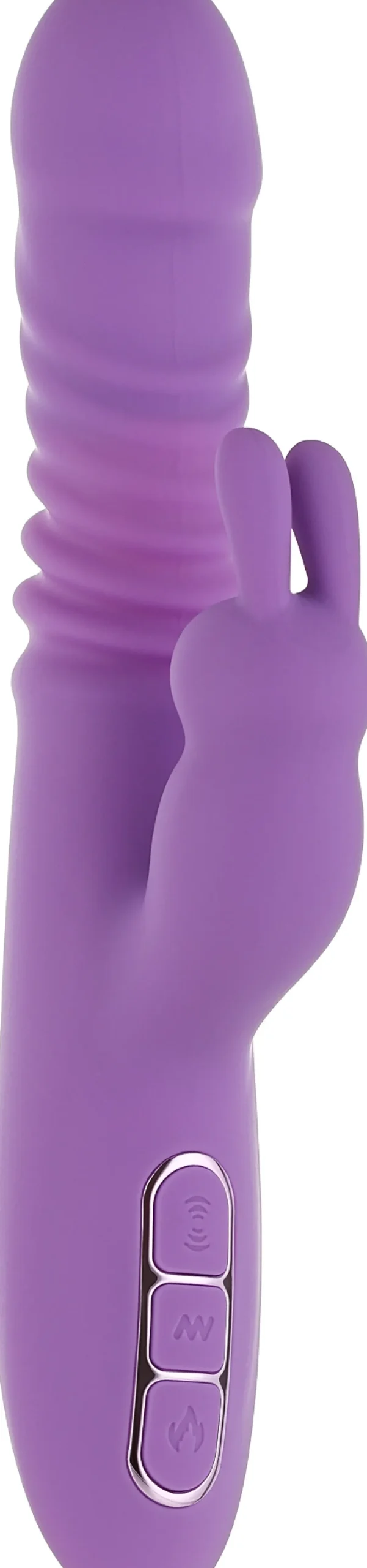 Wärmender Hase-Vibrator für Frauen violett