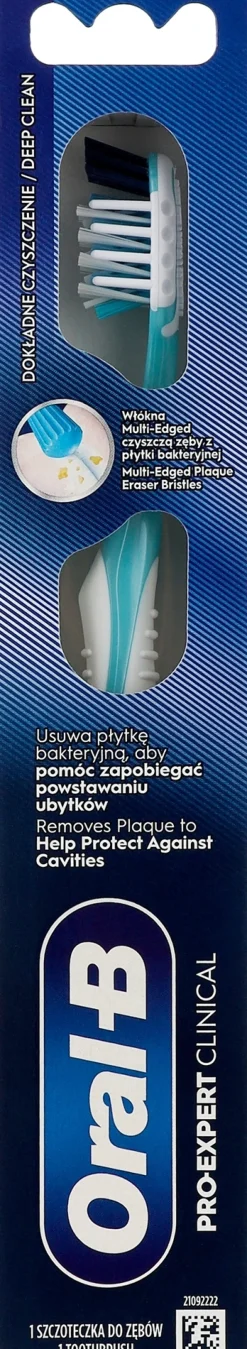 Zahnbürste, mittel Härte, blau