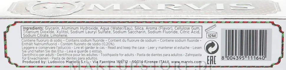 Zahnpasta mit Rhabarber und Minze