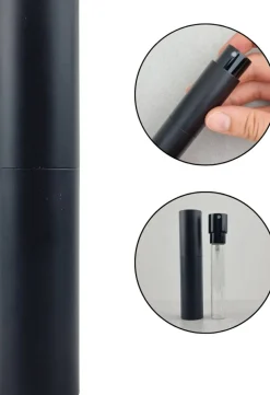 Zerstäuber für Parfüm, 10 ml, Pastellschwarz