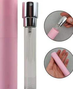 Zerstäuber für Parfüm, 10 ml, pastellrosa