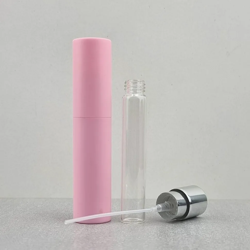 Zerstäuber für Parfüm, 10 ml, pastellrosa